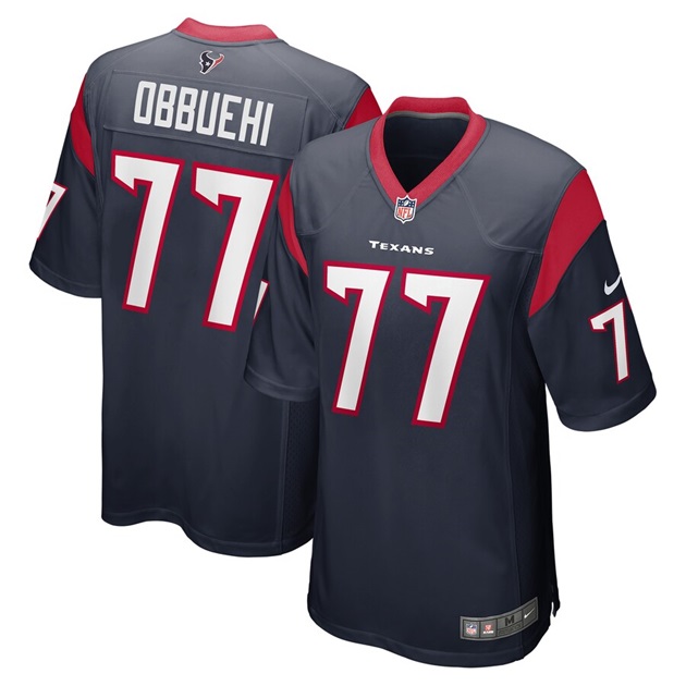 mens nike cedric ogbuehi navy houston texans game jersey